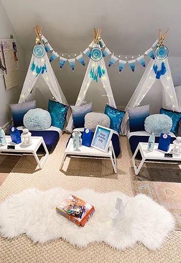 Pijamada de lujo con tema Under The Sea